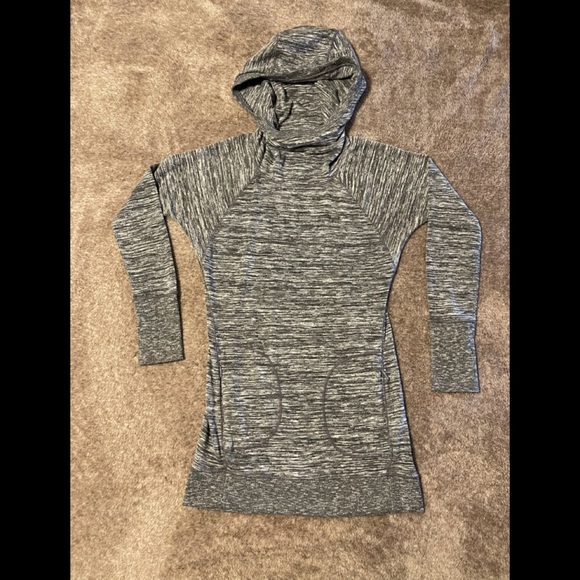 Athleta Dresses & Skirts - Women’s Athleta Cowl Neck Hoodie Dress SZ XXS